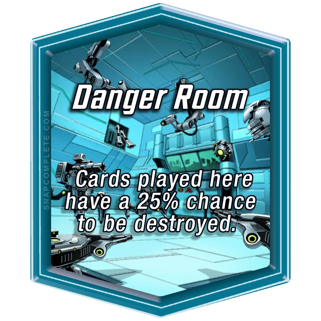 Danger Room Marvel Snap location art