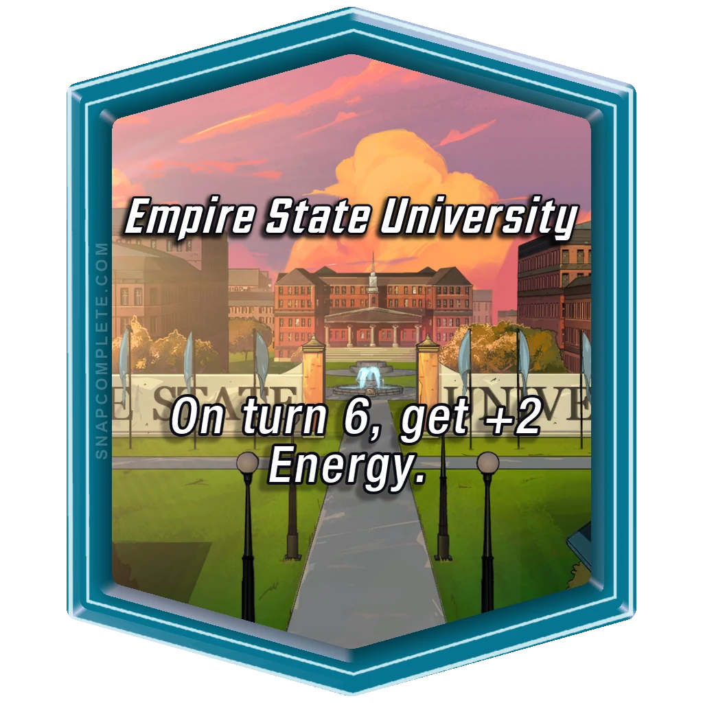 Empire State University Marvel Snap location art