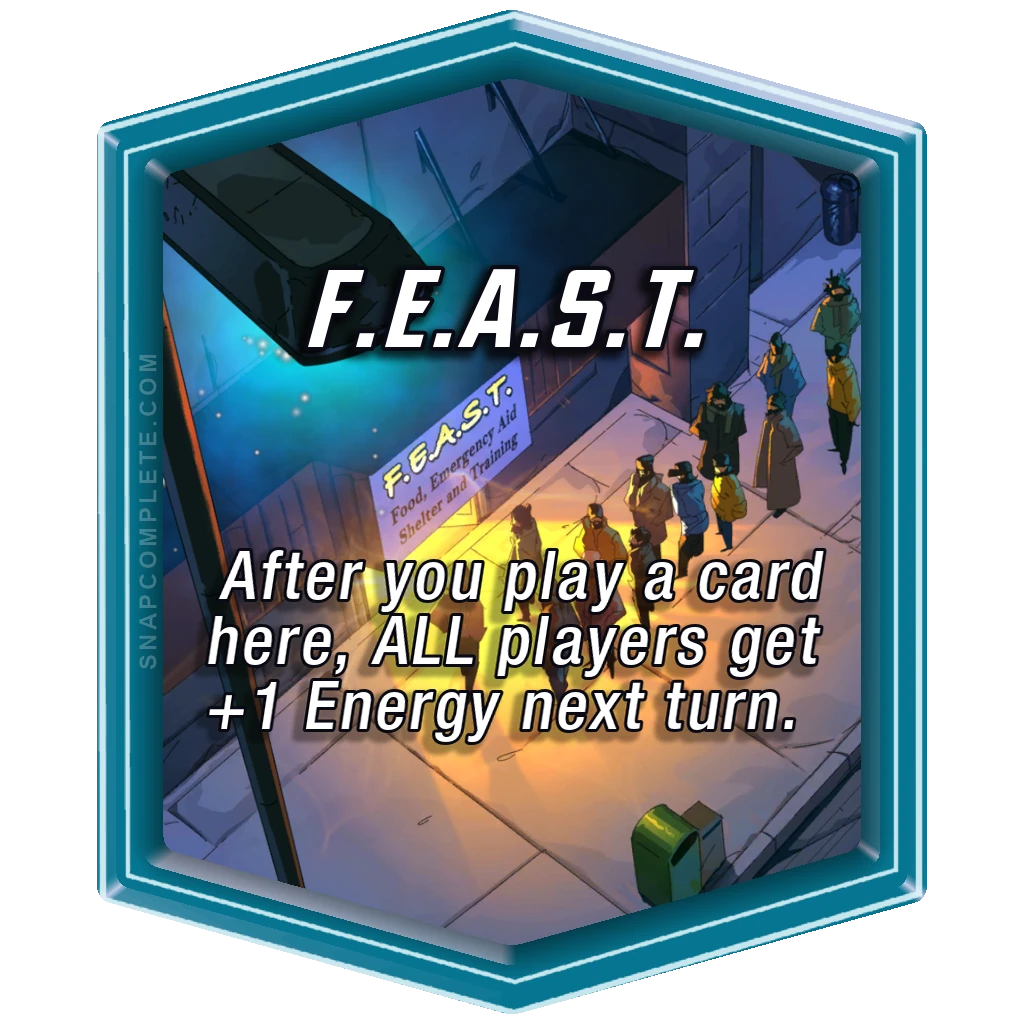 F.E.A.S.T. Marvel Snap location art