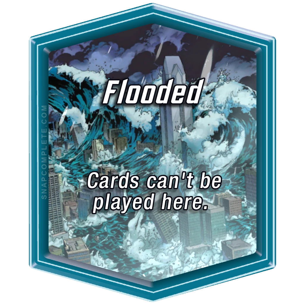 Flooded Marvel Snap location art