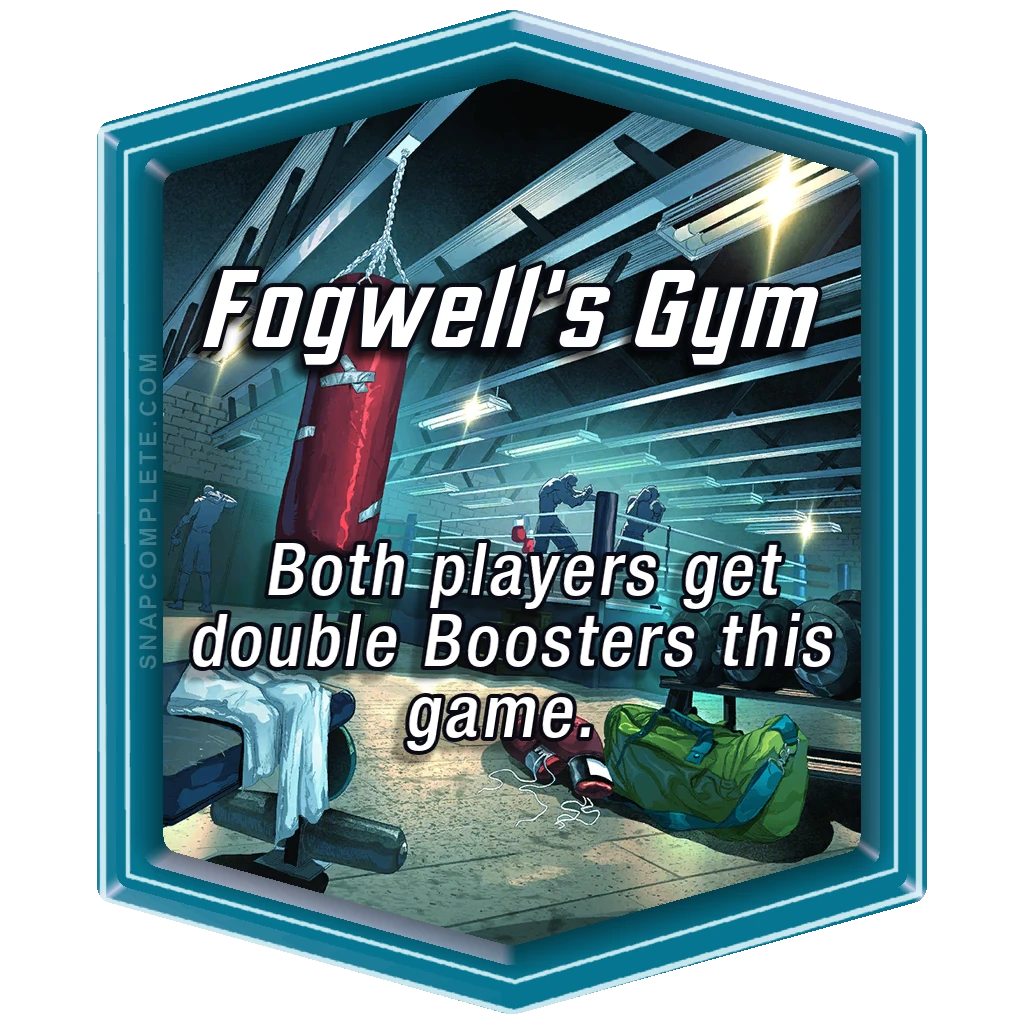 Fogwell's Gym Marvel Snap location art