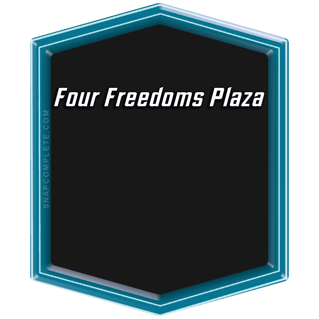 Four Freedoms Plaza Marvel Snap location art