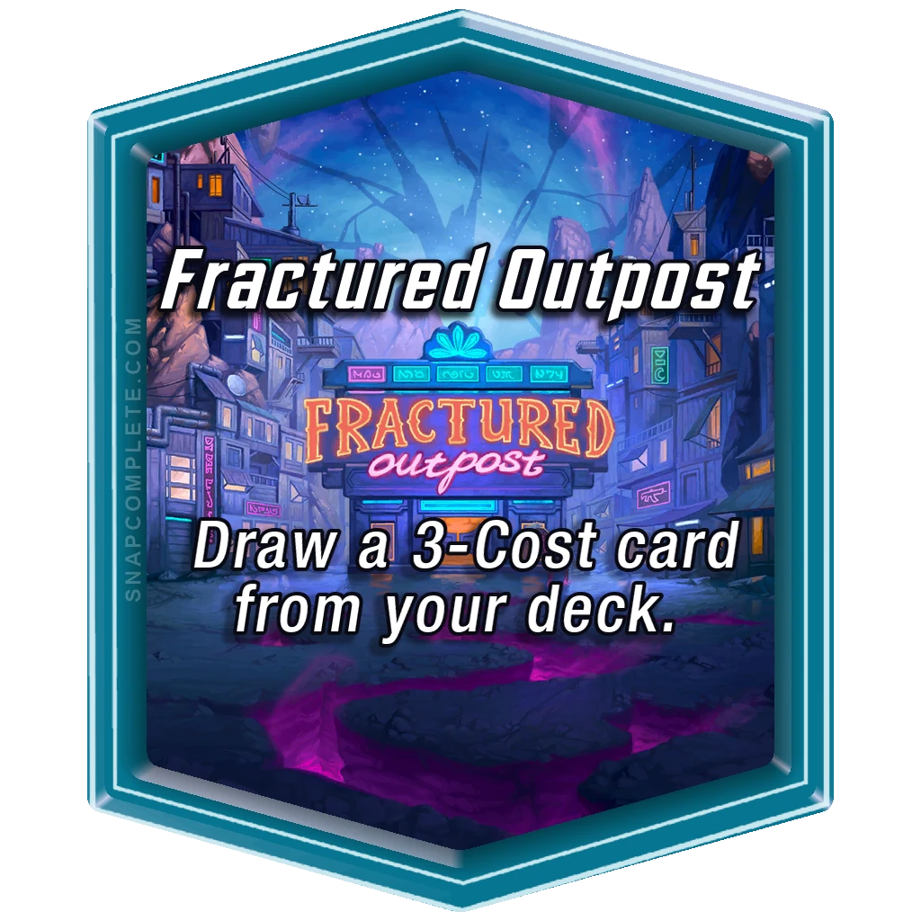 Fractured Outpost Marvel Snap location art