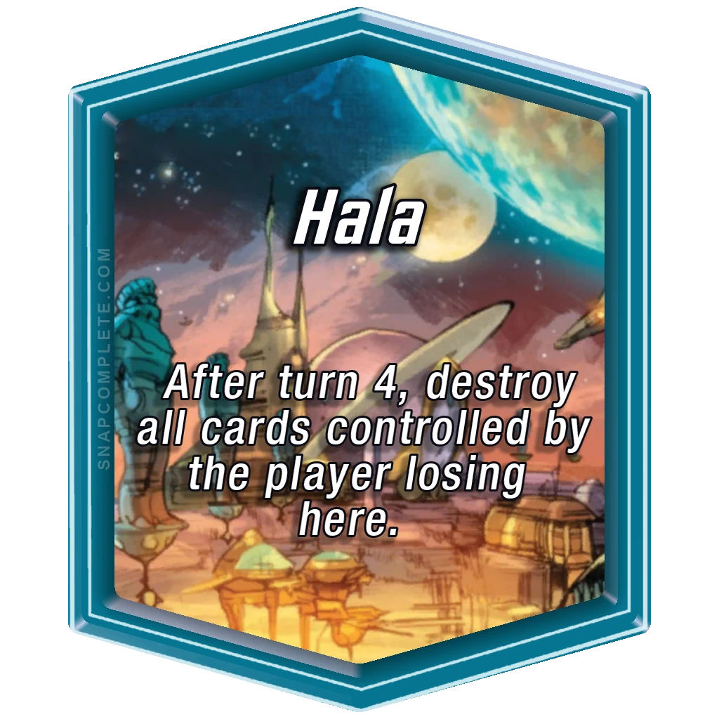 Hala Marvel Snap location art