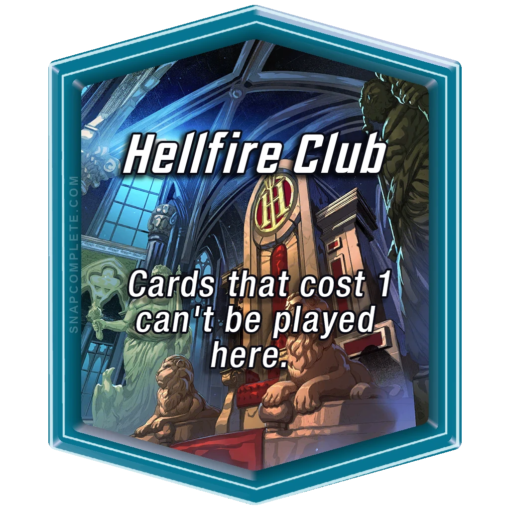 Hellfire Club Marvel Snap location art