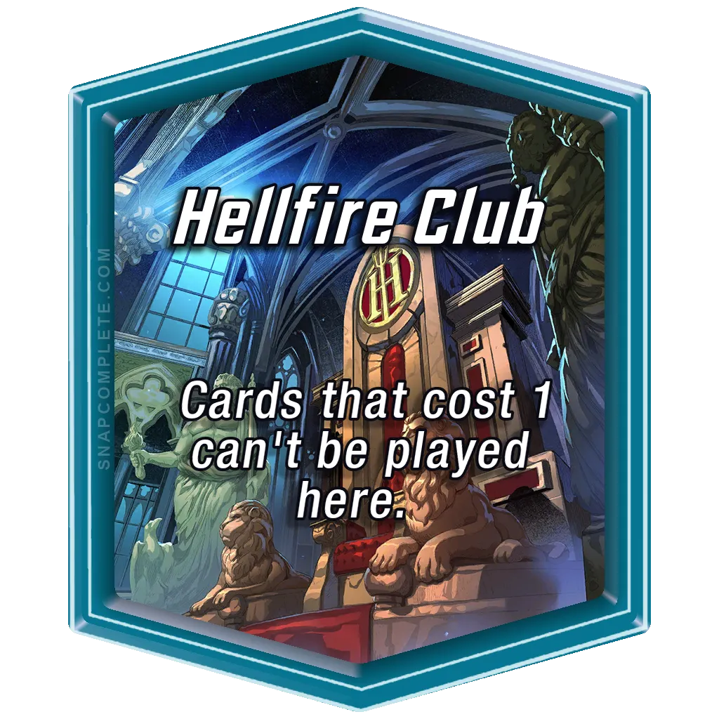 Hellfire Club Marvel Snap location art
