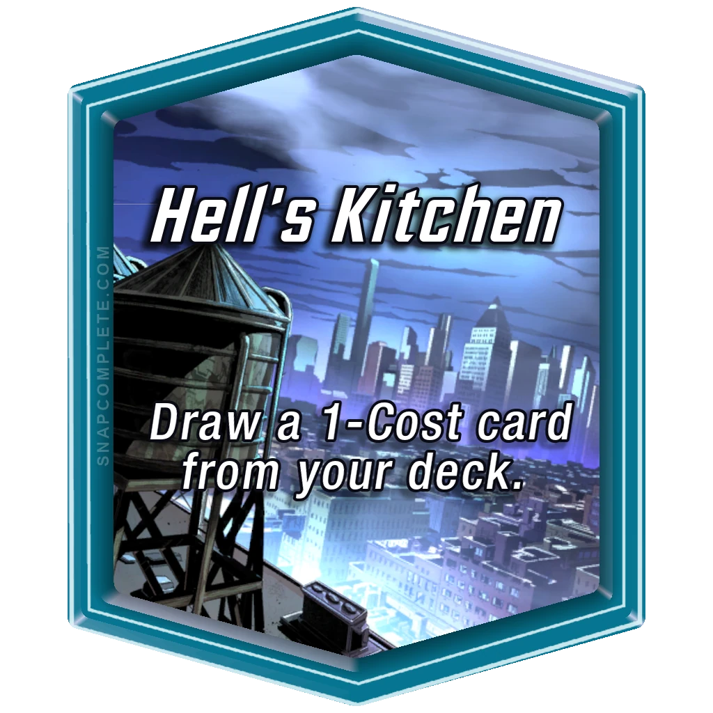 Hell's Kitchen Marvel Snap location art