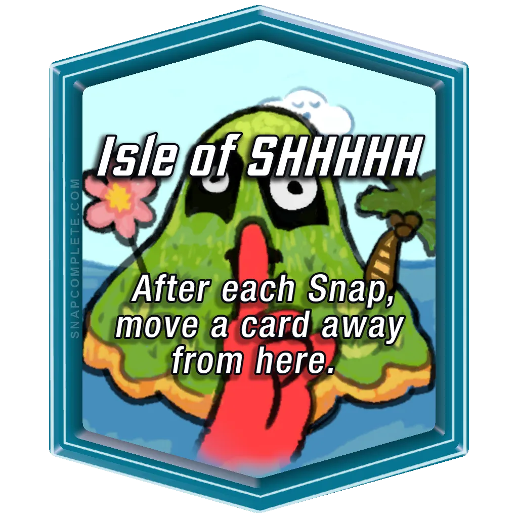 Isle of SHHHHH Marvel Snap location art