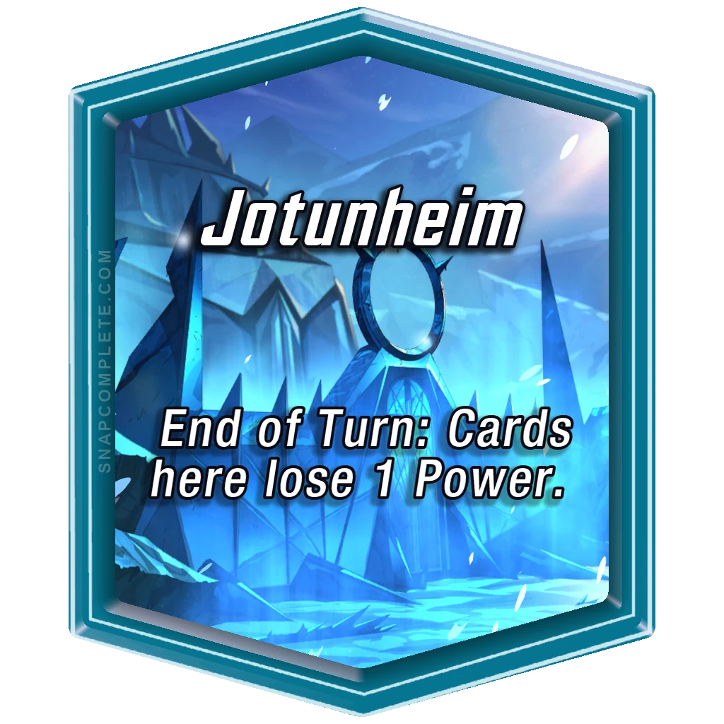Jotunheim Marvel Snap location art