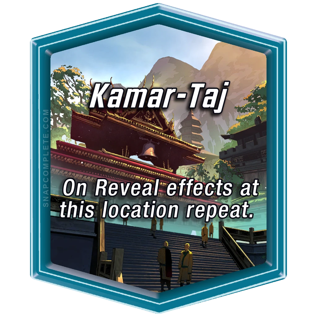 Kamar-Taj Marvel Snap location art