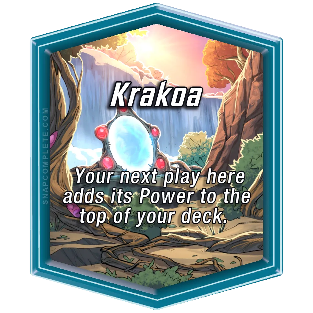 Krakoa Marvel Snap location art