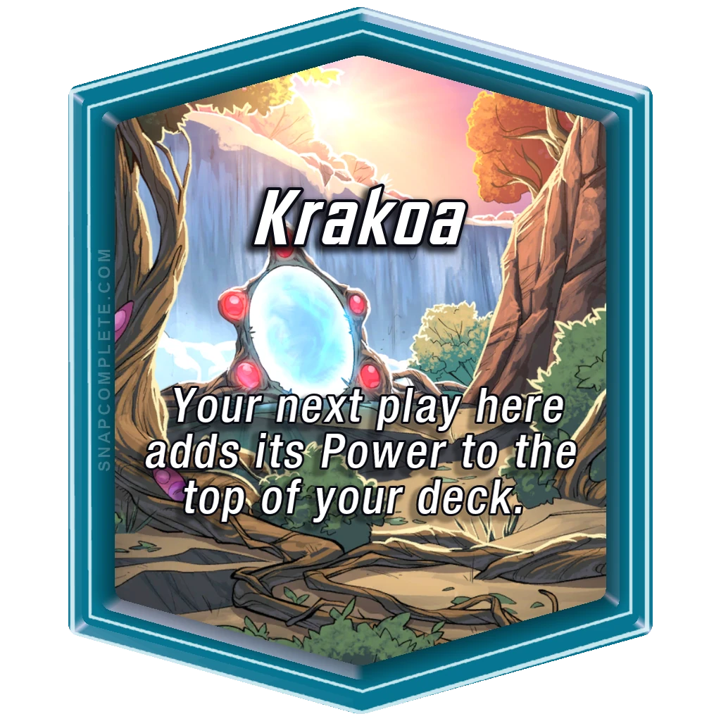 Krakoa Marvel Snap location art