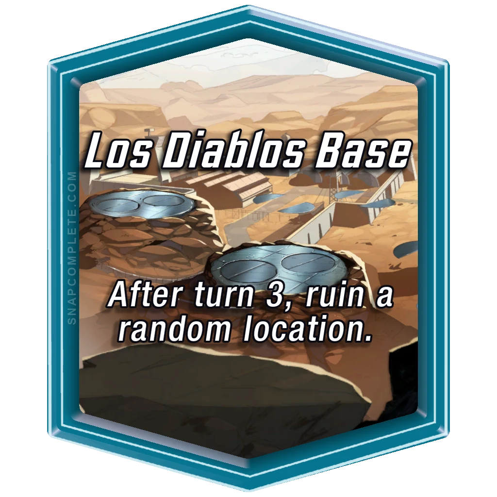 Los Diablos Base Marvel Snap location art