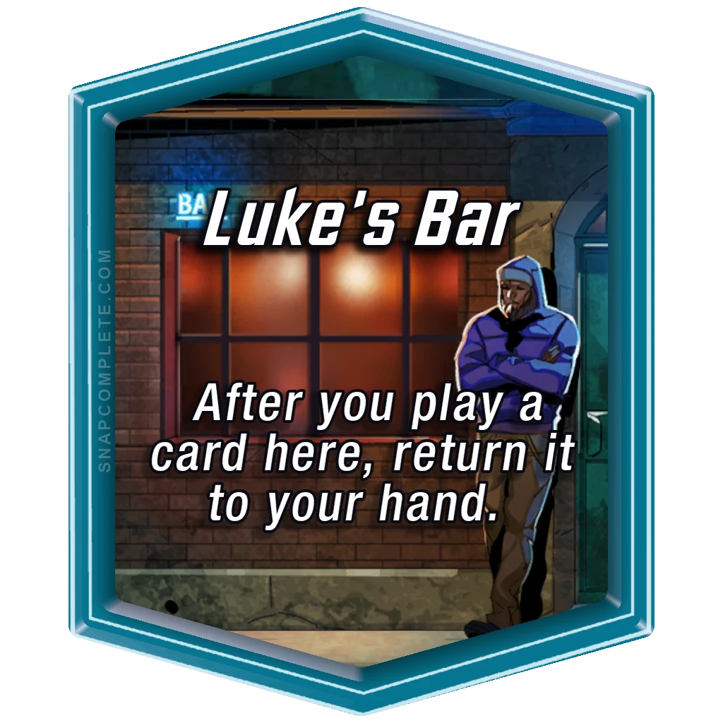 Luke's Bar Marvel Snap location art