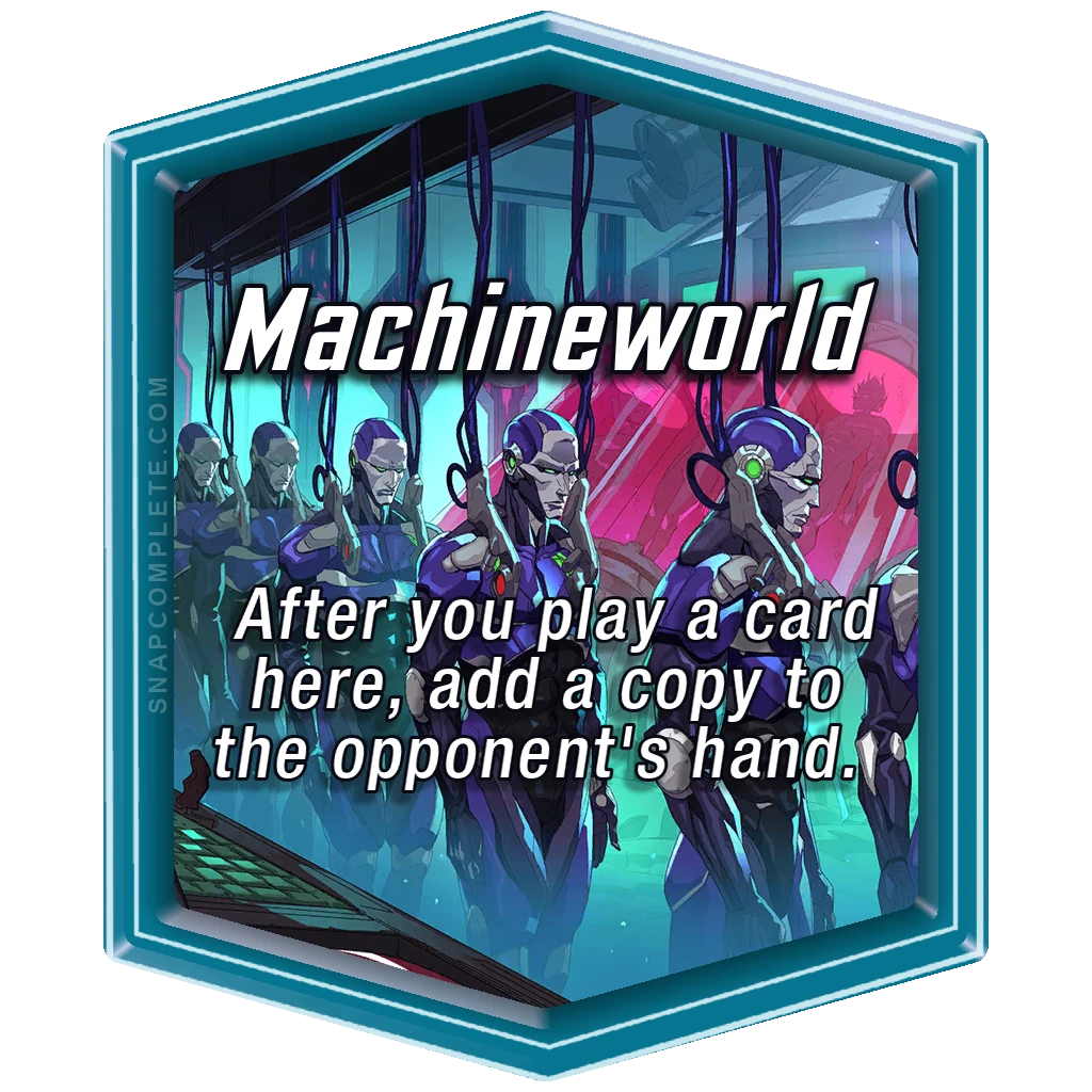 Machineworld Marvel Snap location art