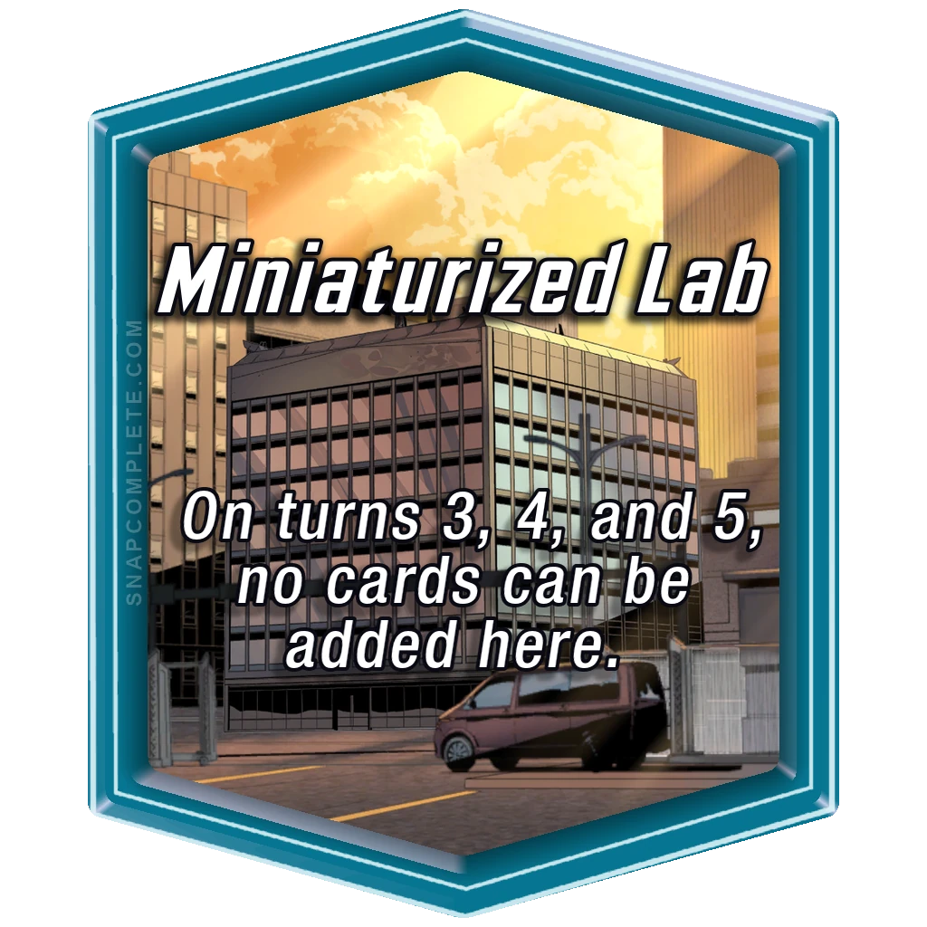 Miniaturized Lab Marvel Snap location art