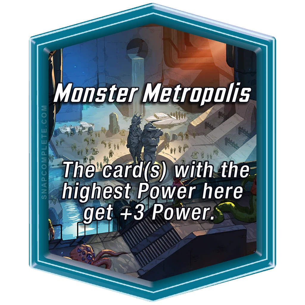 Monster Metropolis Marvel Snap location art