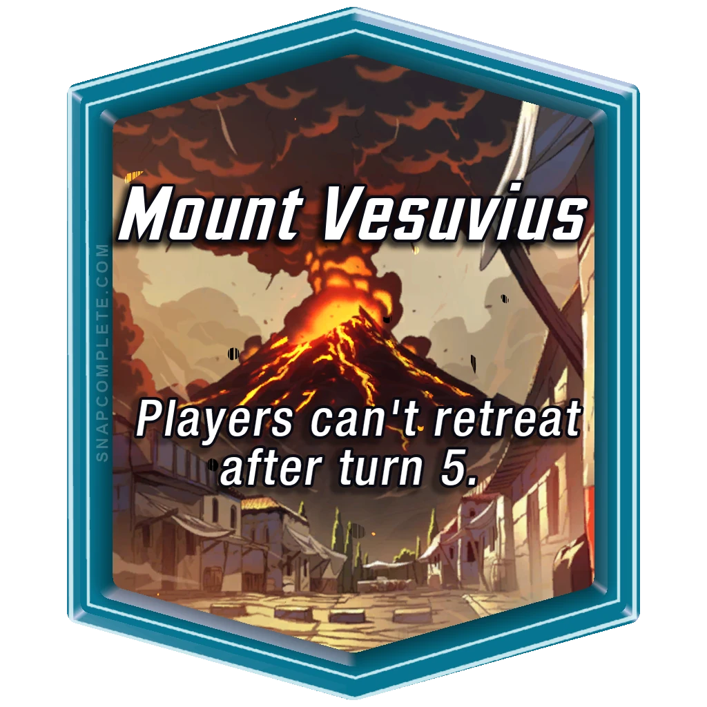 Mount Vesuvius Marvel Snap location art