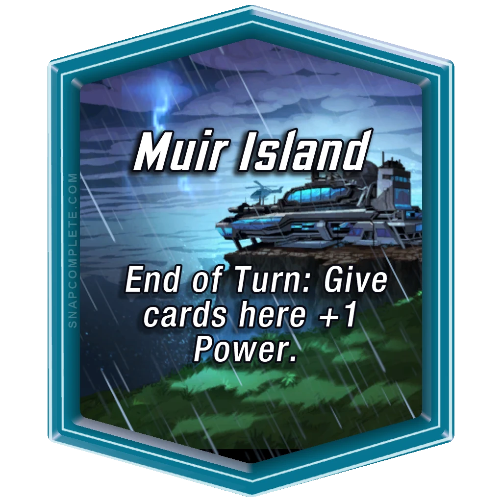Muir Island Marvel Snap location art
