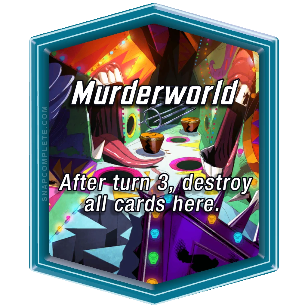 Murderworld Marvel Snap location art
