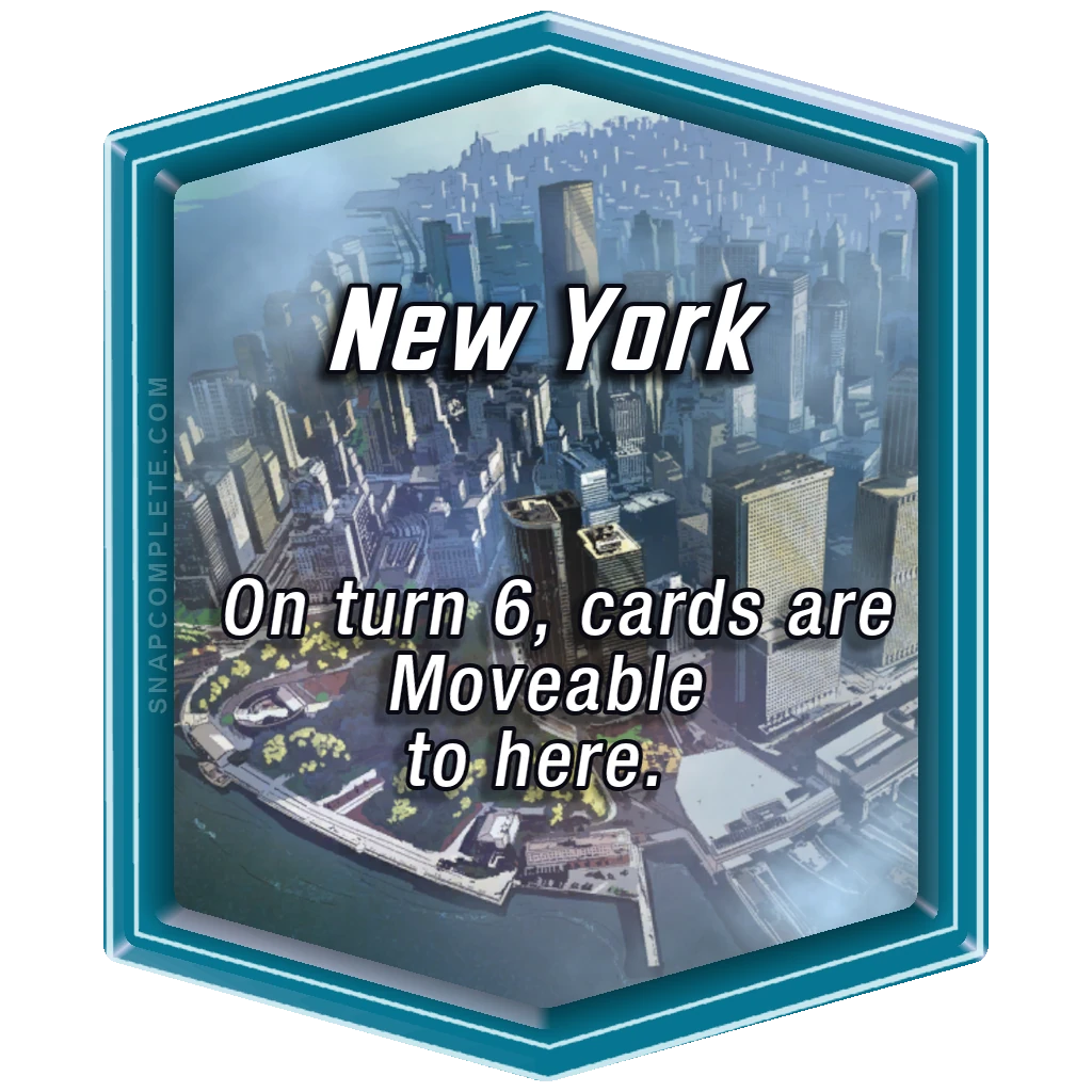New York Marvel Snap location art
