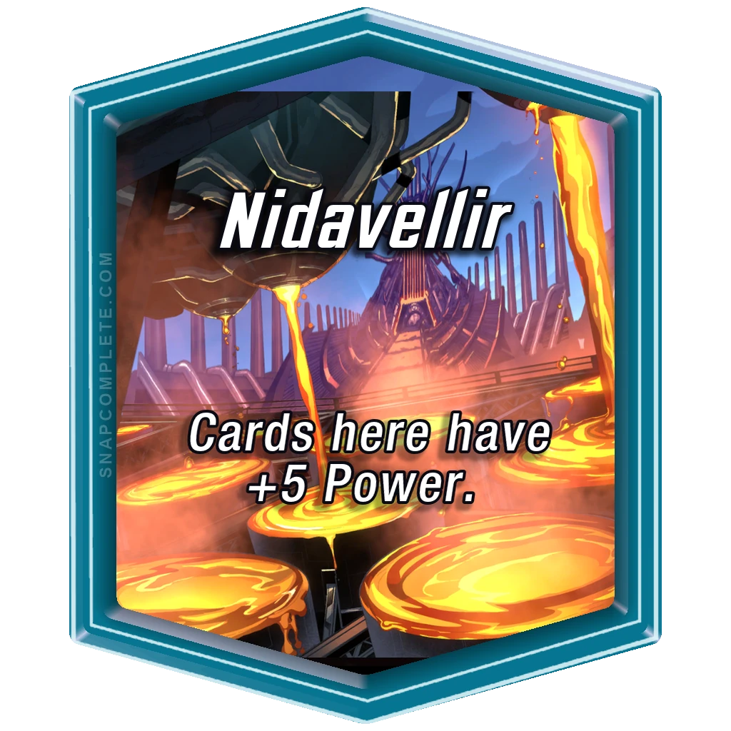 Nidavellir Marvel Snap location art