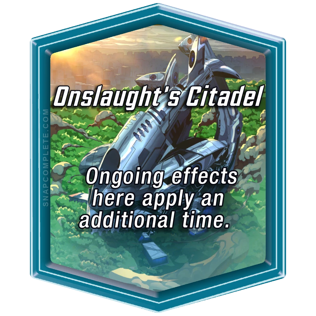 Onslaught's Citadel Marvel Snap location art