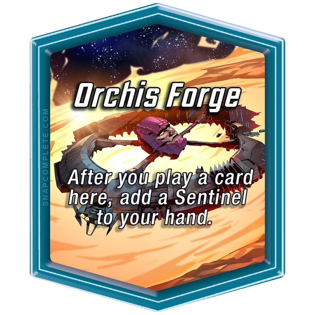 Orchis Forge Marvel Snap location art
