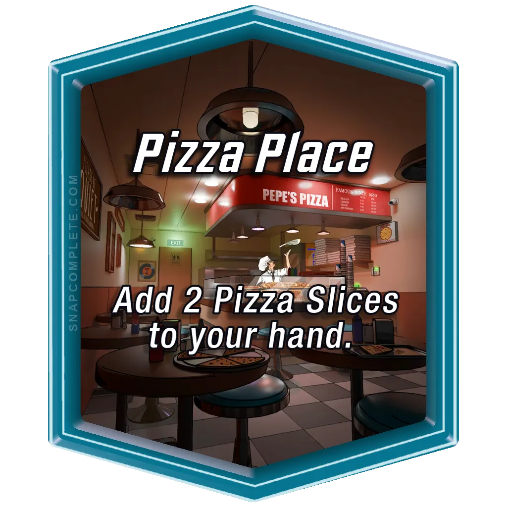 Pizza Place Marvel Snap location art