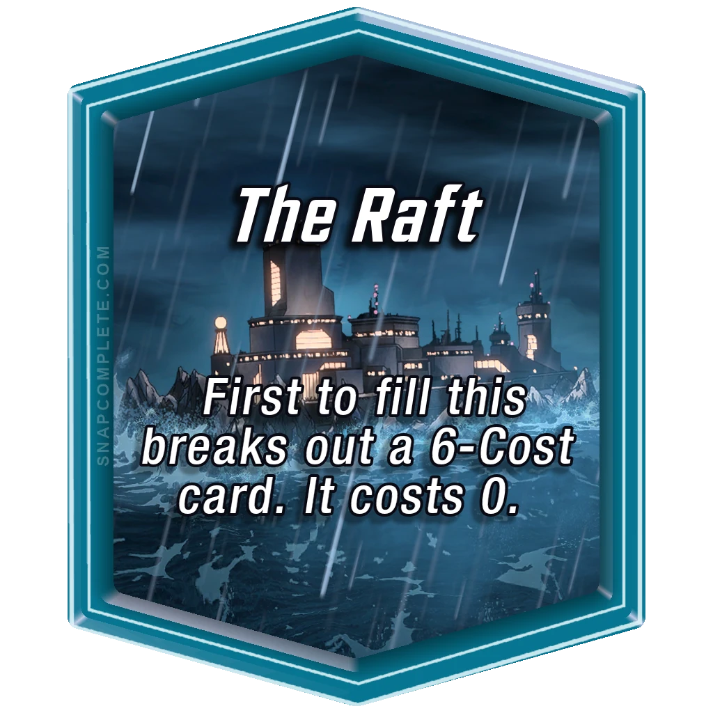 The Raft Marvel Snap location art