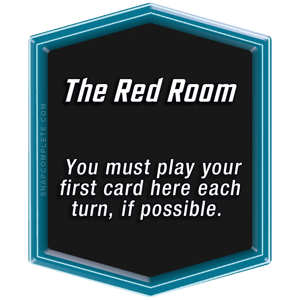 The Red Room Marvel Snap location art