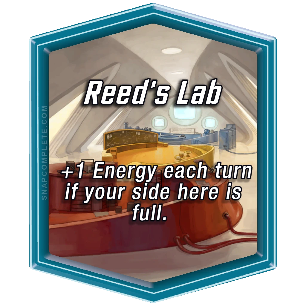 Reed's Lab Marvel Snap location art