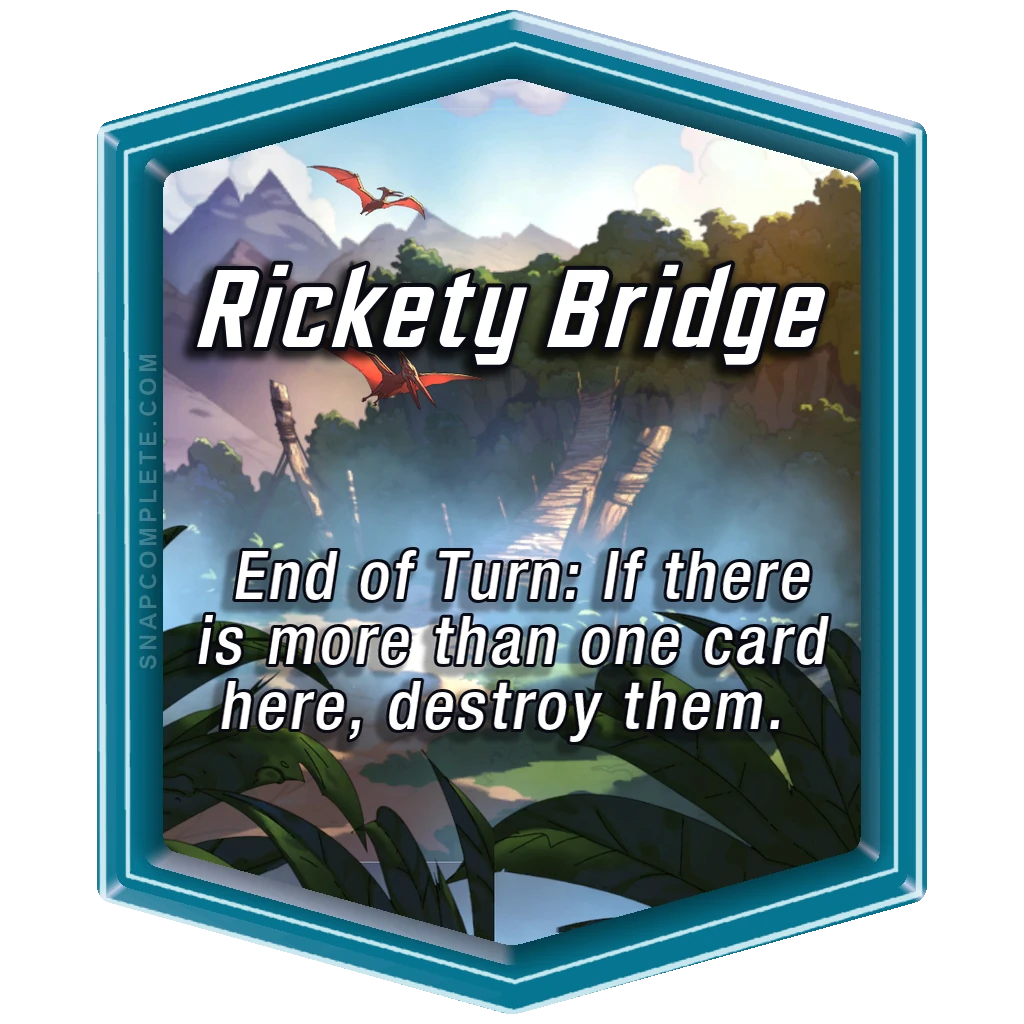 Rickety Bridge Marvel Snap location art