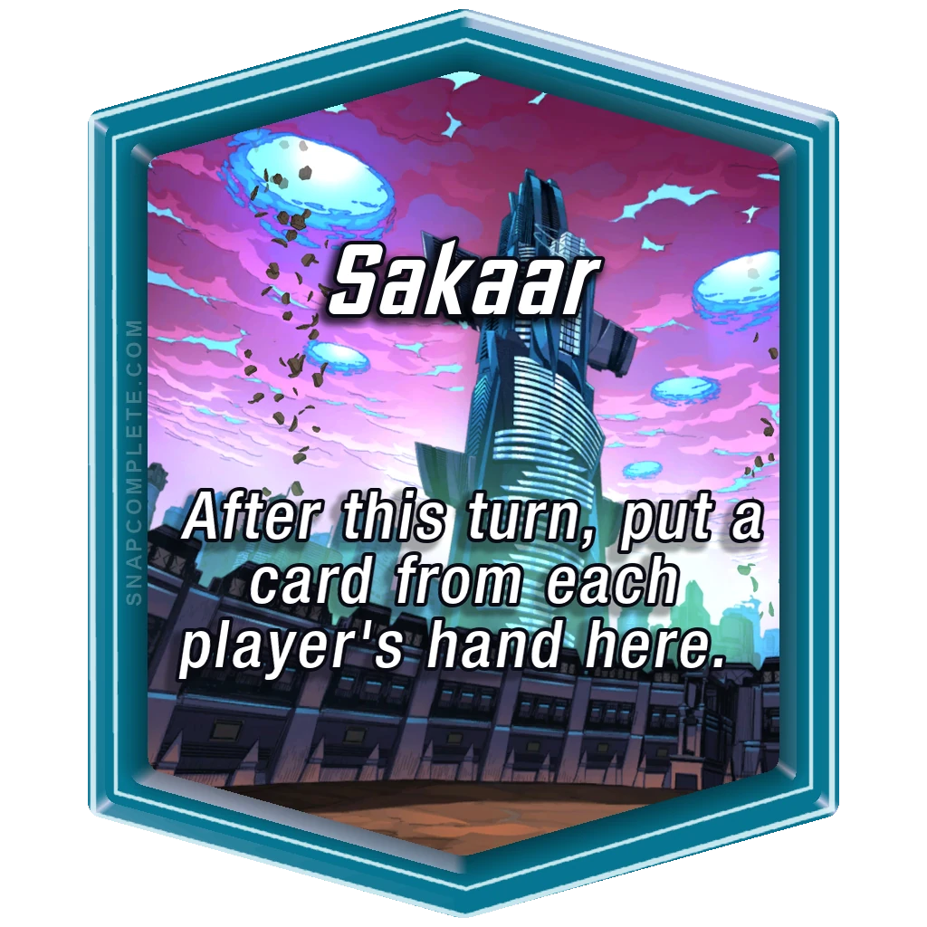 Sakaar Marvel Snap location art