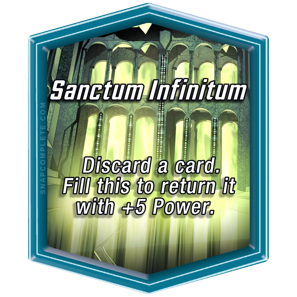 Sanctum Infinitum Marvel Snap location art