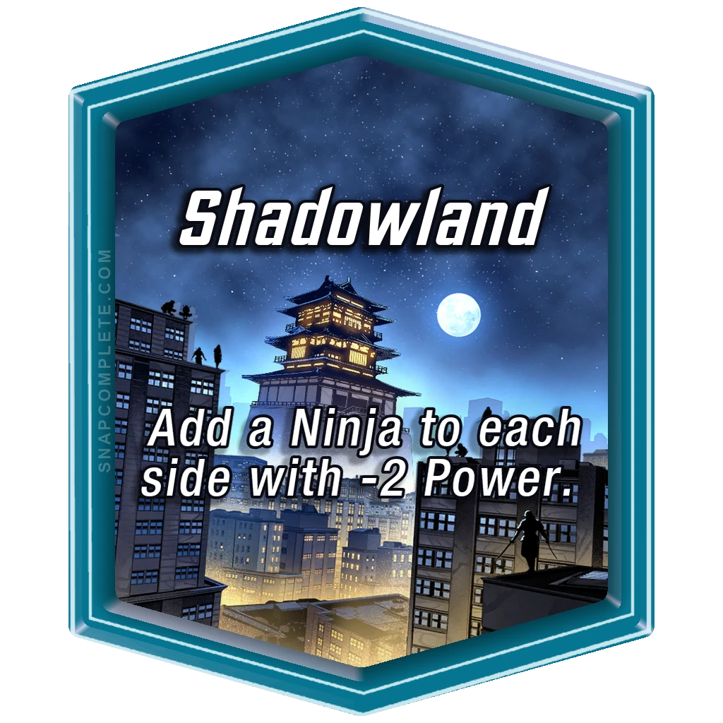 Shadowland Marvel Snap location art