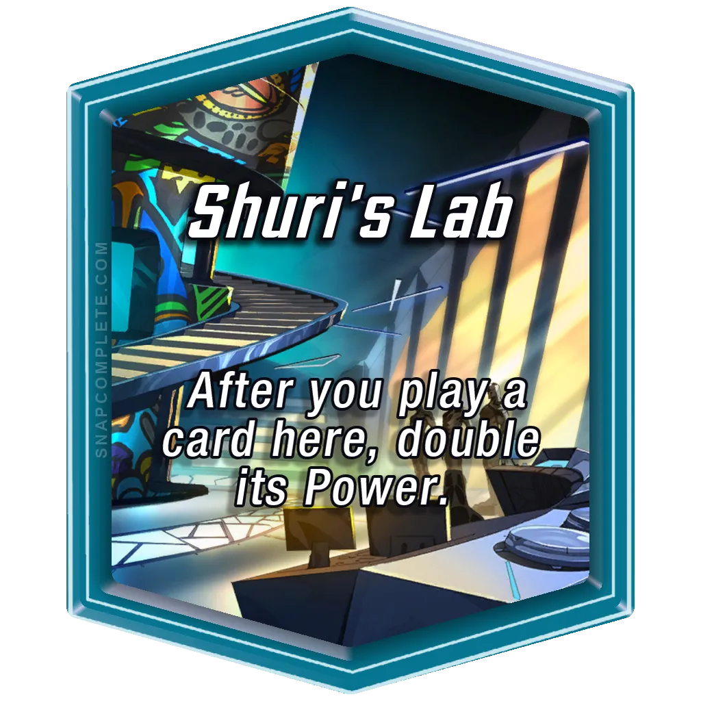 Shuri's Lab Marvel Snap location art