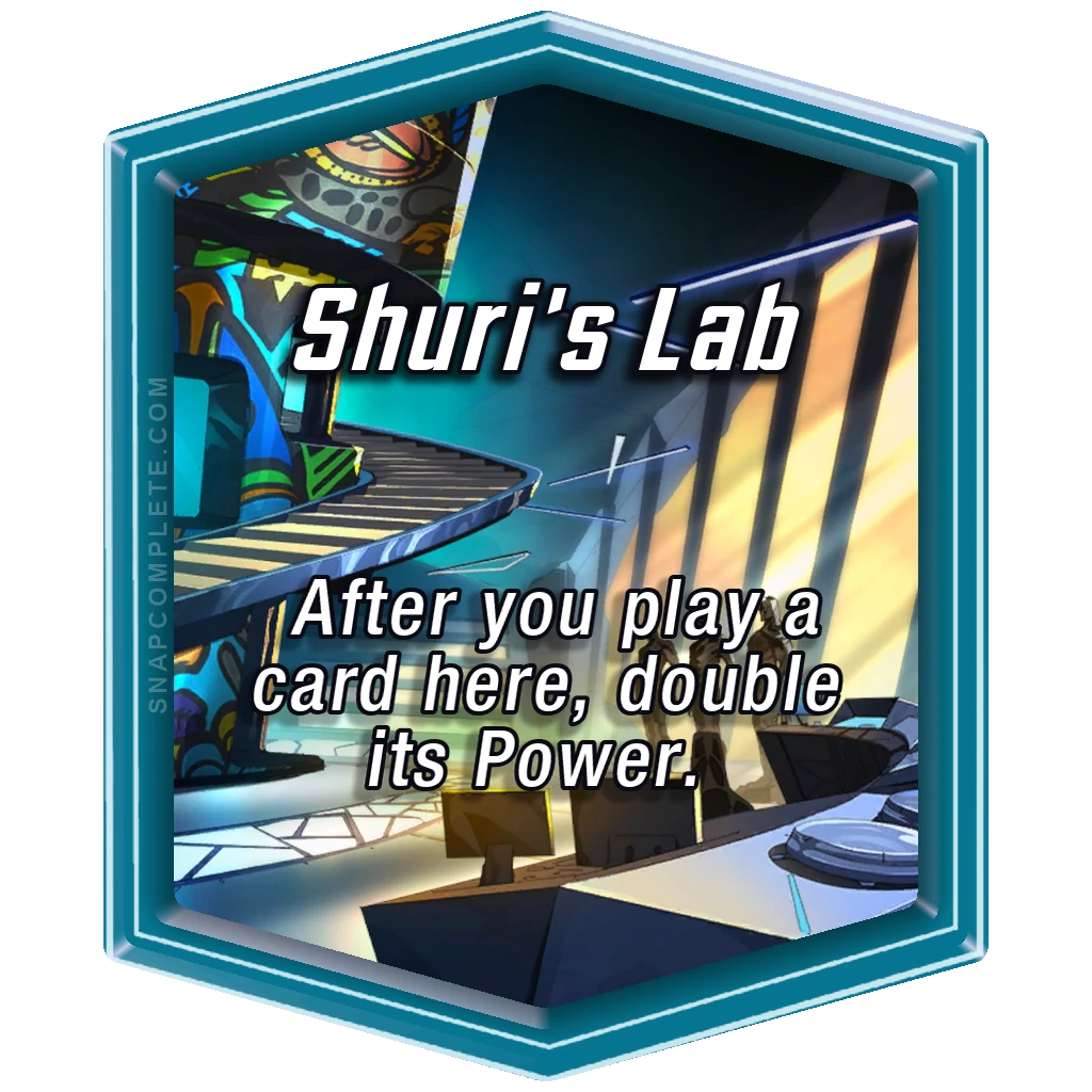 Shuri's Lab Marvel Snap location art