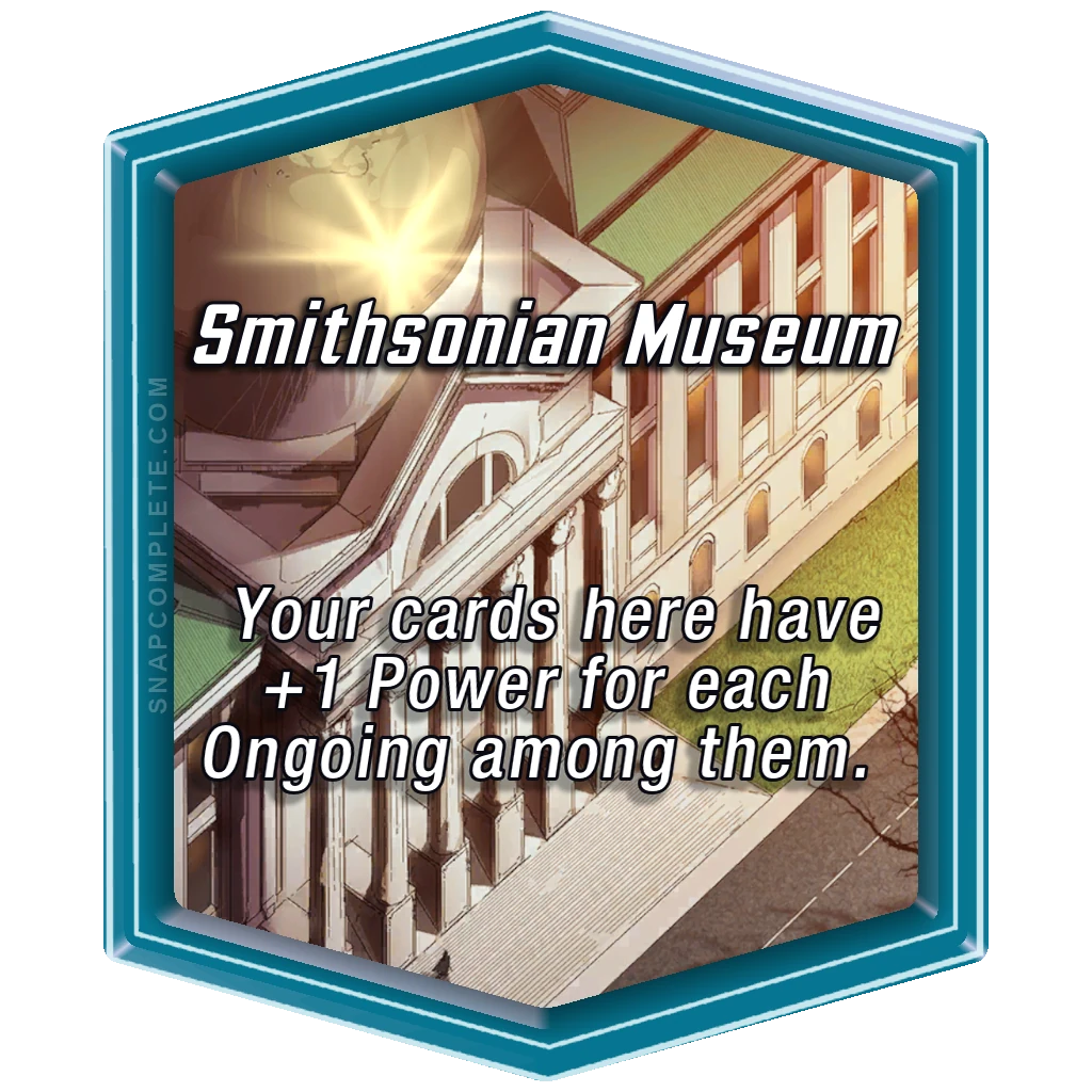 Smithsonian Museum Marvel Snap location art