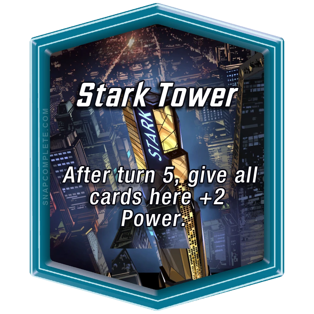 Stark Tower Marvel Snap location art