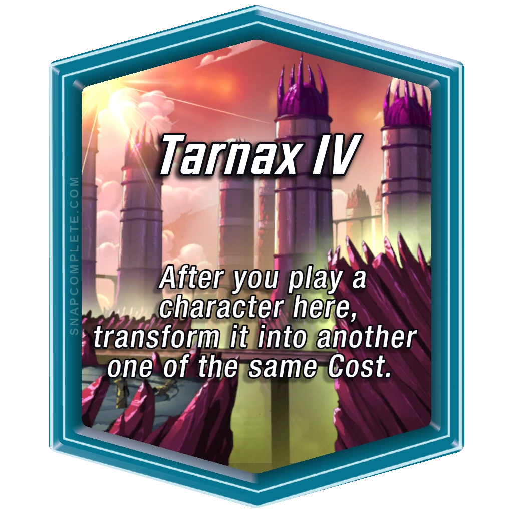 Tarnax IV Marvel Snap location art