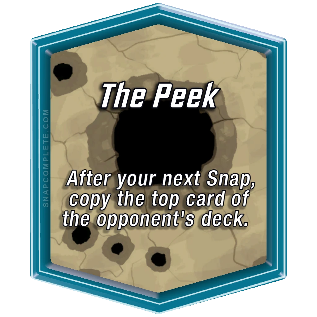 The Peek Marvel Snap location art