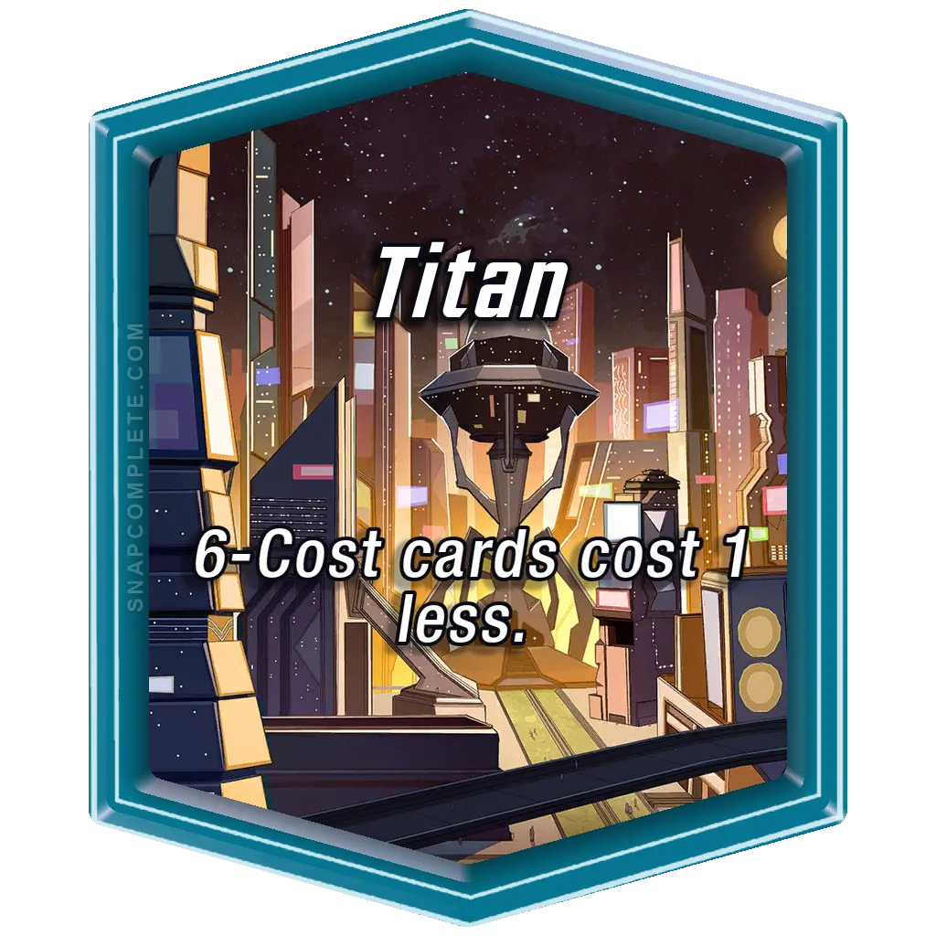 Titan Marvel Snap location art