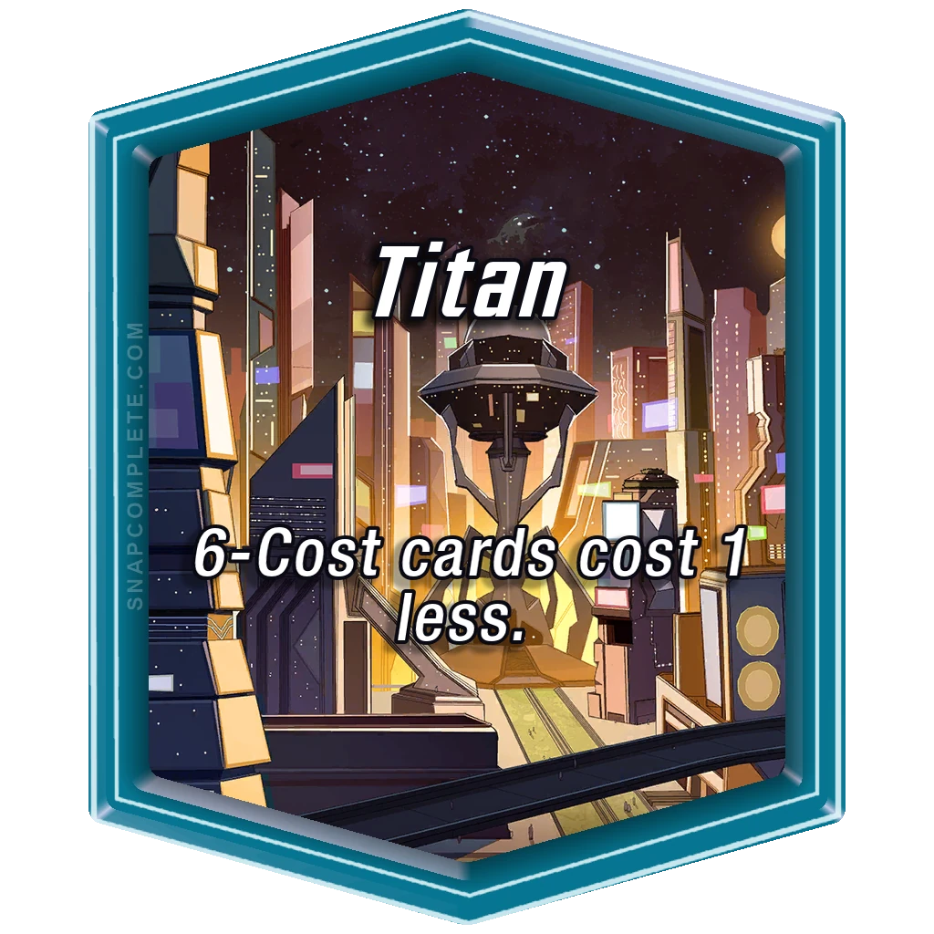 Titan Marvel Snap location art