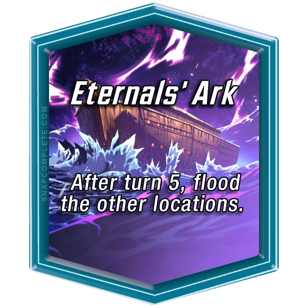 Eternals' Ark Marvel Snap location art