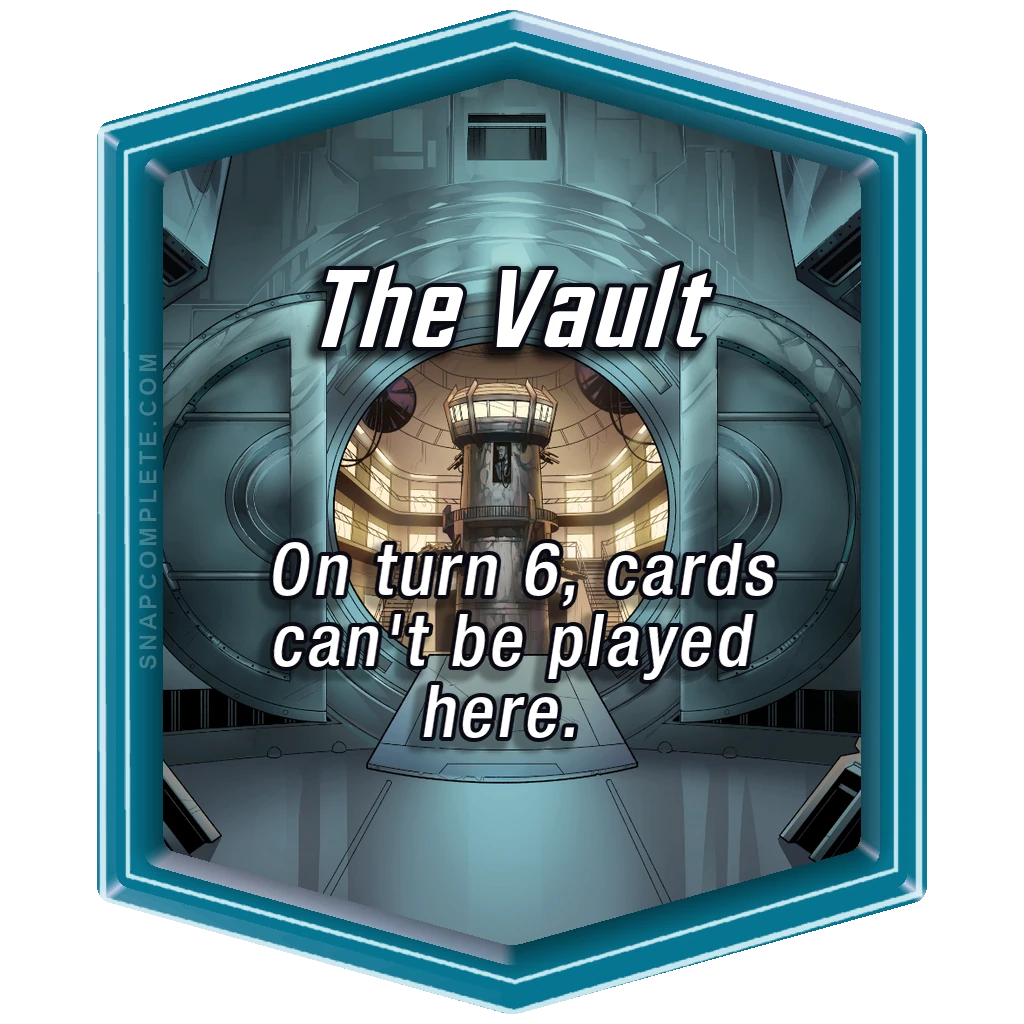 The Vault Marvel Snap location art