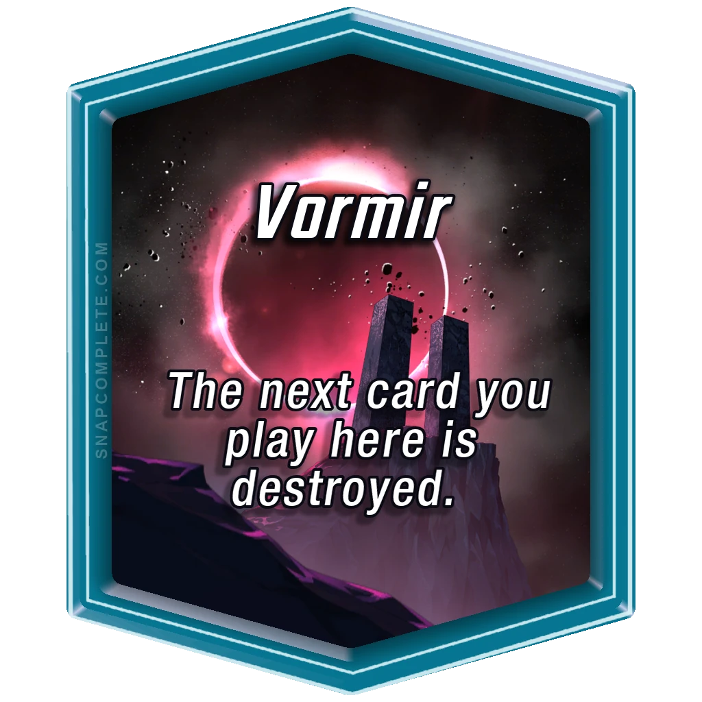 Vormir Marvel Snap location art