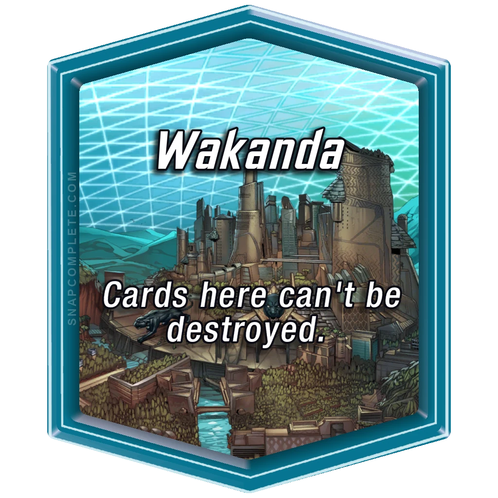 Wakanda Marvel Snap location art
