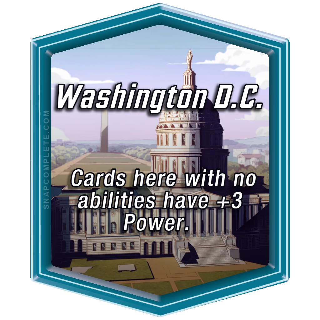 Washington D.C. Marvel Snap location art