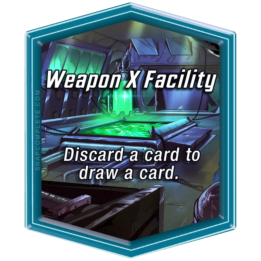 Weapon X Facility Marvel Snap location art